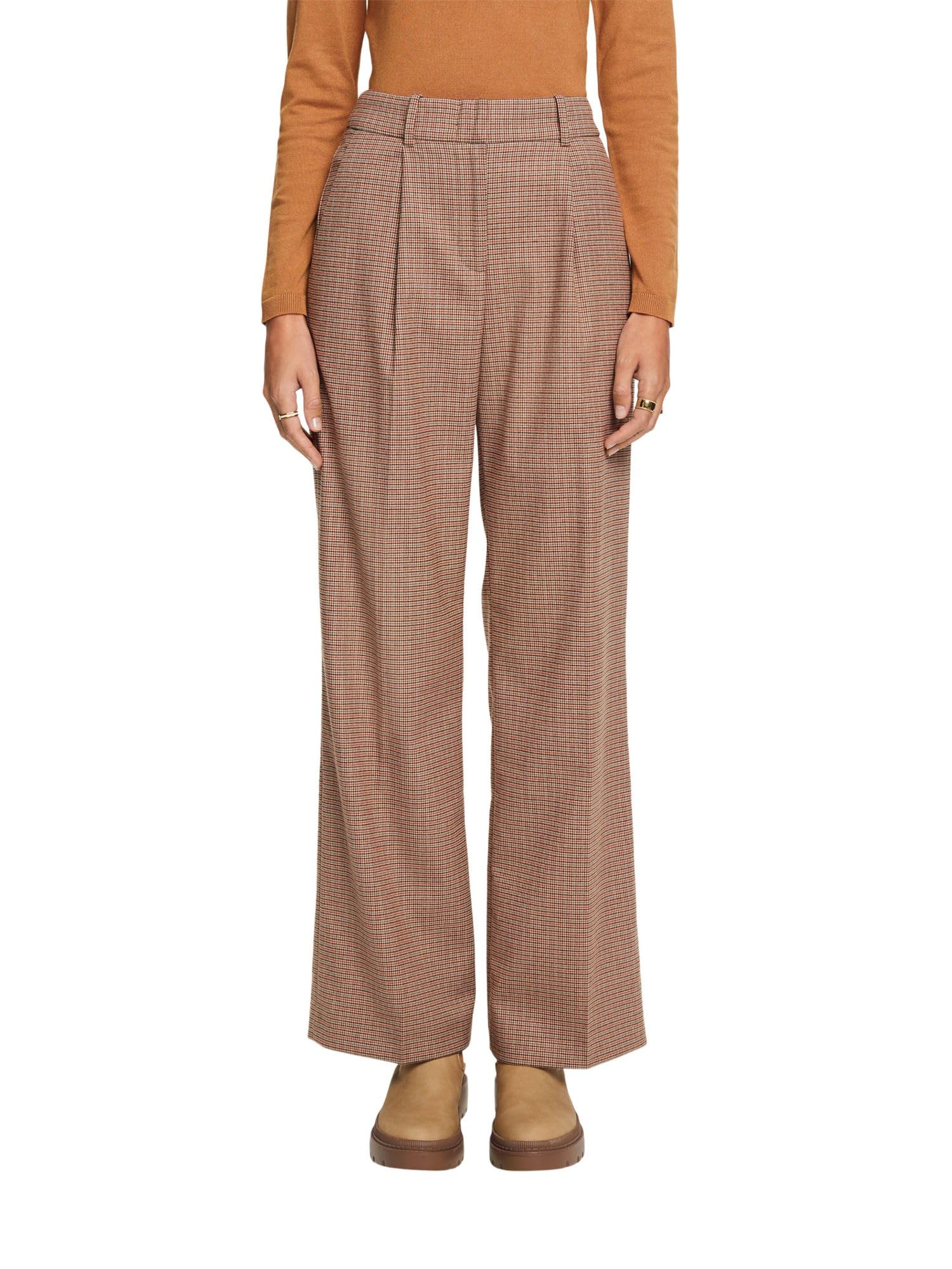 Esprit Women's 235/Caramel Trousers, 30W X 32L