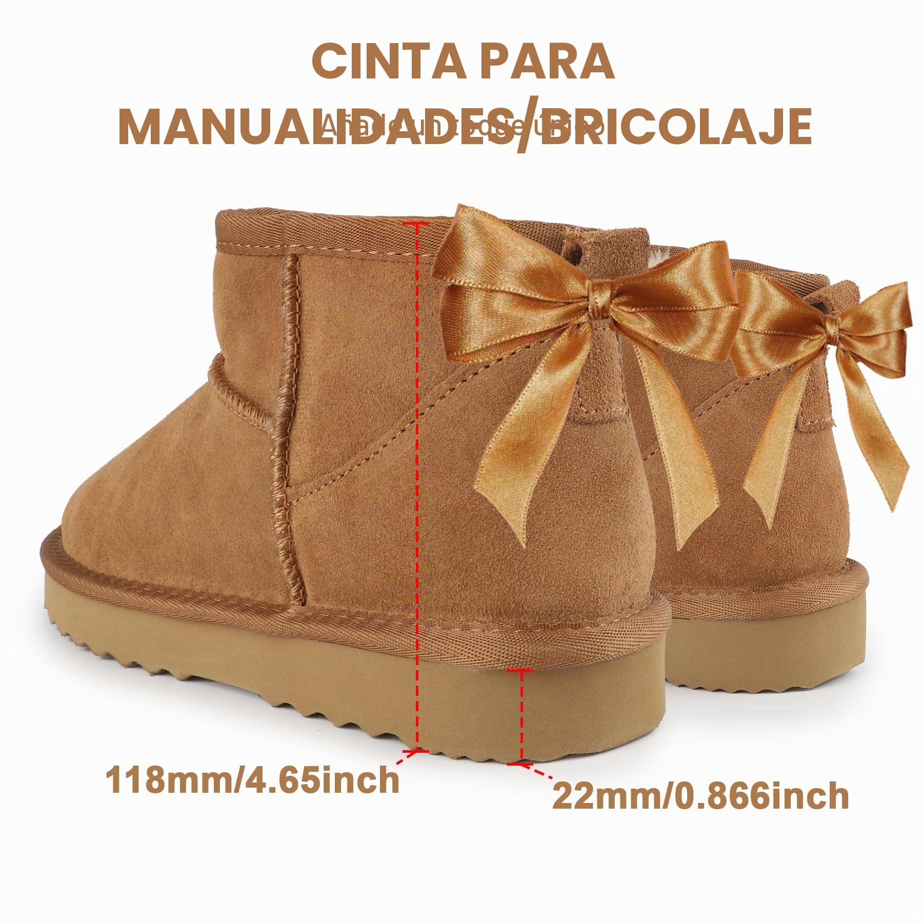 riemot Botas Mujer CláSicas Botas Nieve Piel AutéNtica Gamuza Calidez Interior Peludo Botines Mujer Ocio Diario Casual FáCil De Combinar Urbanas Zapatos Invierno, 36-42 EU