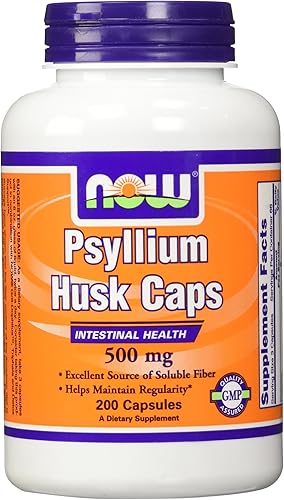 Psyllium Husk 500mg 200Cápsulas Pack de 2