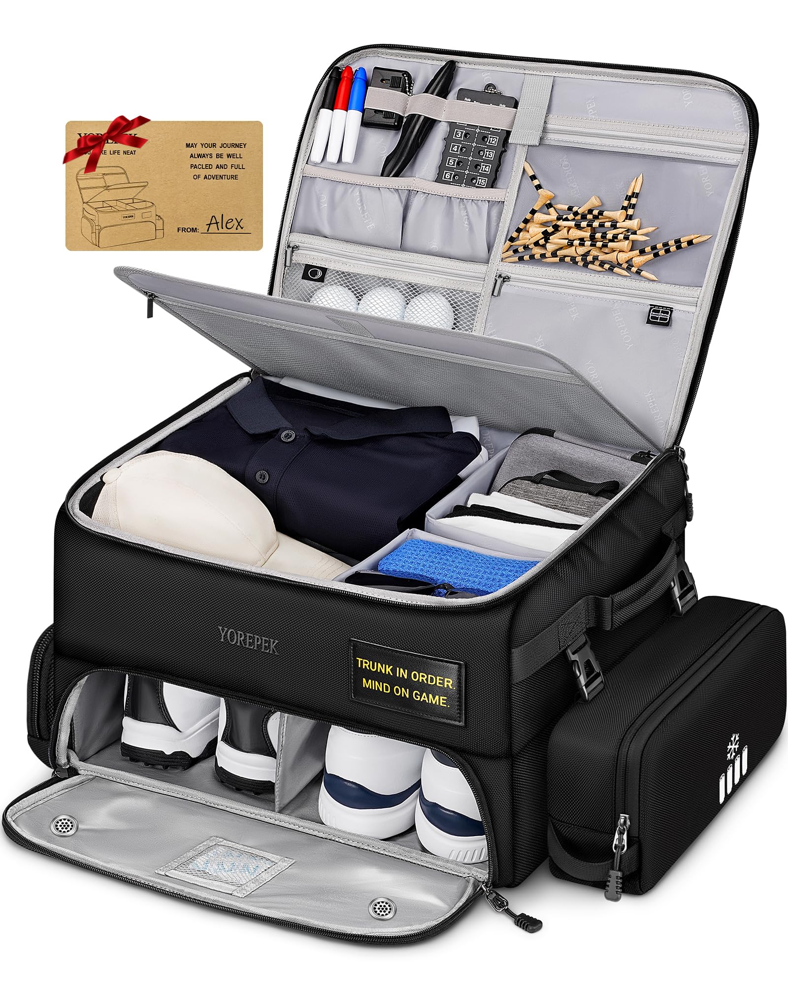 YOREPEK Golf Trunk Organizer