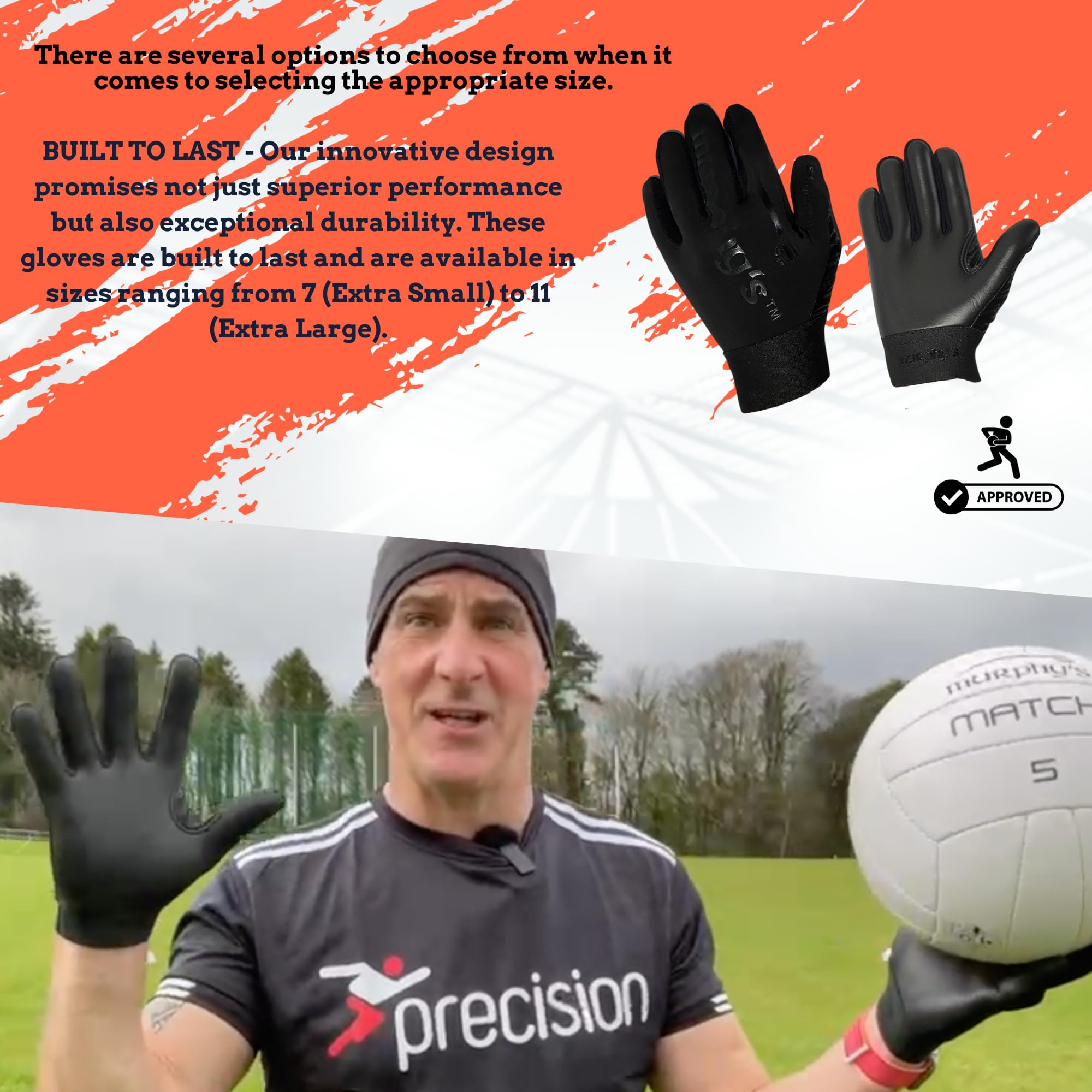 Murphys Guantes marca modelo Murphy's Strapless Gaelic Gloves