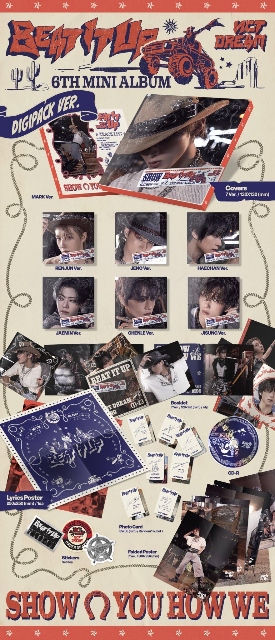 Amazon.com: NCT DREAM Beat It Up [Digipack Ver.] 6th Mini Album