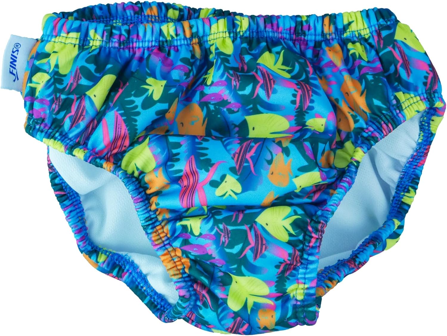 FINIS Reusable Swim Diaper for Babies – Snap Closure – UPF 50 & Up Sun Protection – Leak-Resistant Fit