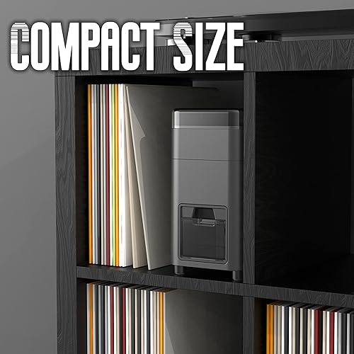 Miniatura 5 de Limpiador ultrasónico de discos de vinilo, máquina de limpieza ultrasónica de discos de vinilo de 40 kHz con secado automático, kit limpiador de