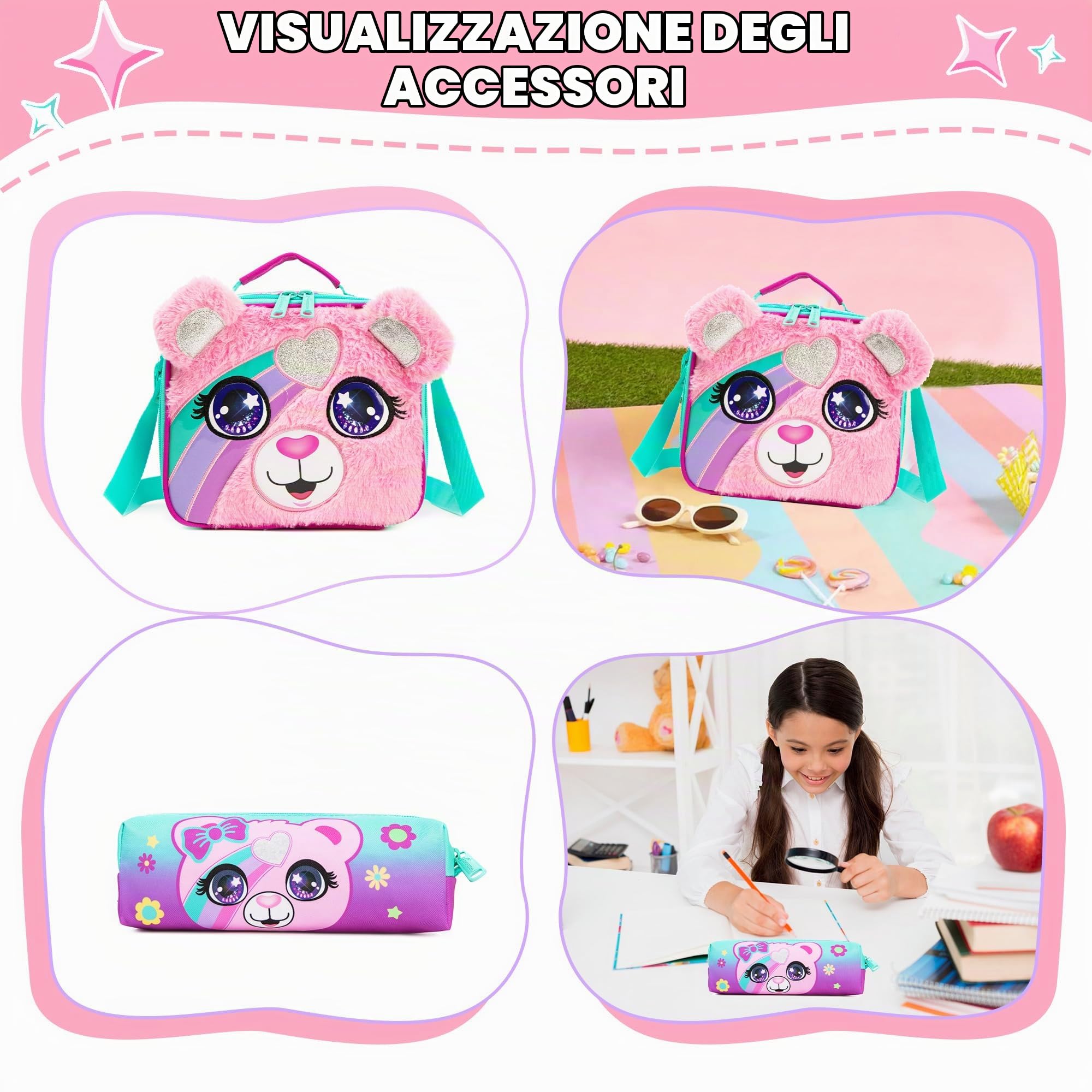 HTgroce Zainetti per bambini Trolley per Zaino Scuola Ritorno a Scuola