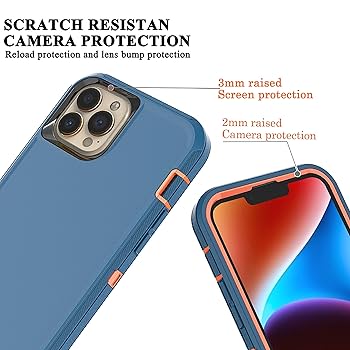 Amazon.com: YmhxcY Case, Shockproof iPhone 13 Pro Max/12 Pro