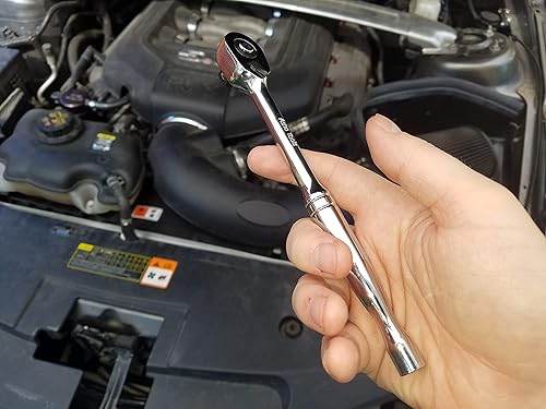 Miniatura 6 de Astro Tools 93812 Nano Ratchet - Cabezal de accionamiento de 38" en cuerpo de trinquete de 14" largo