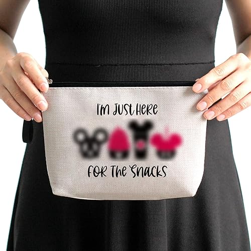 Miniatura 7 de Hanamiya Na Bolsa de aperitivos para viajes, divertida bolsa de maquillaje impermeable, lavable, reutilizable para viajes, playa, bonitas bolsas de