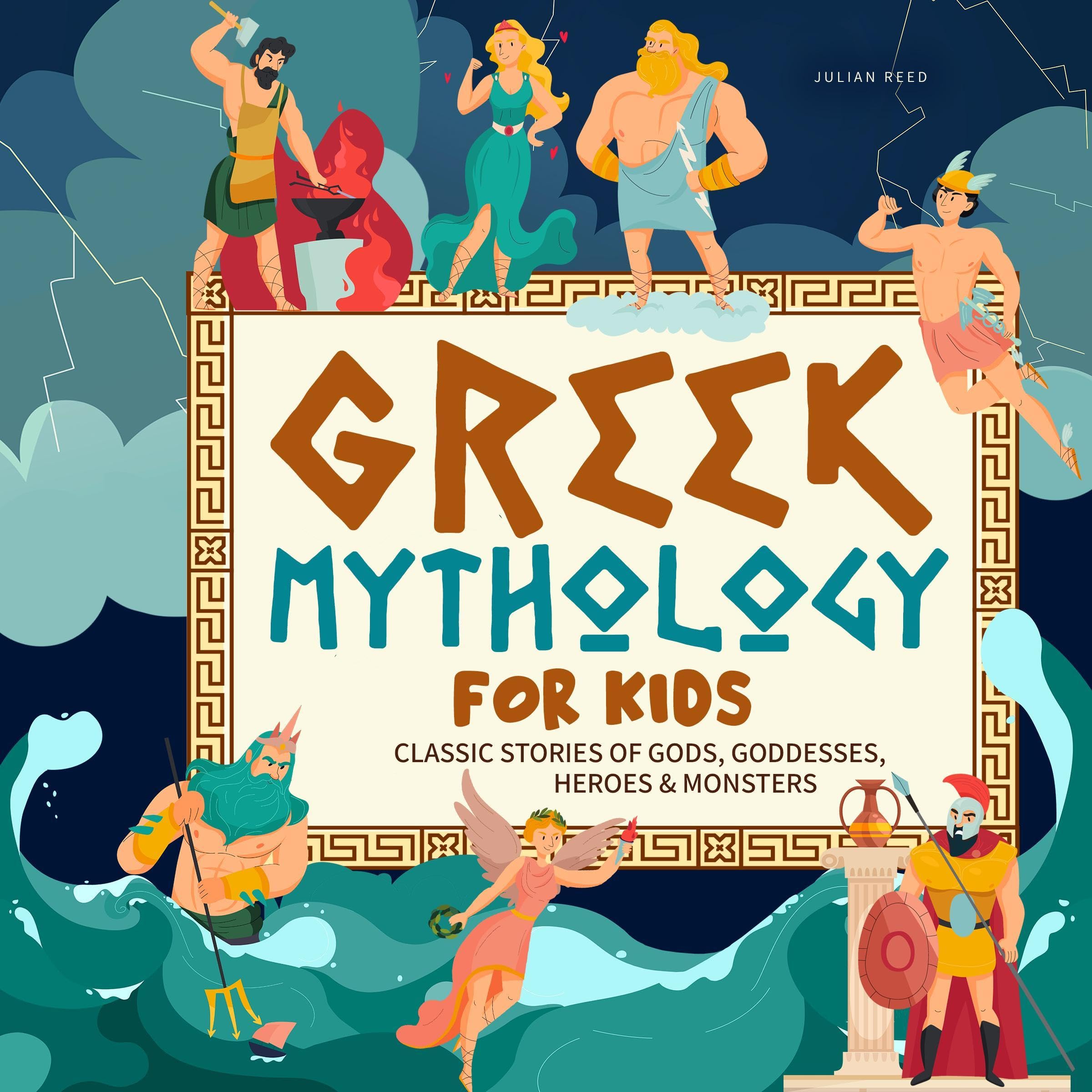 Cover art for Greek Mythology for Kids