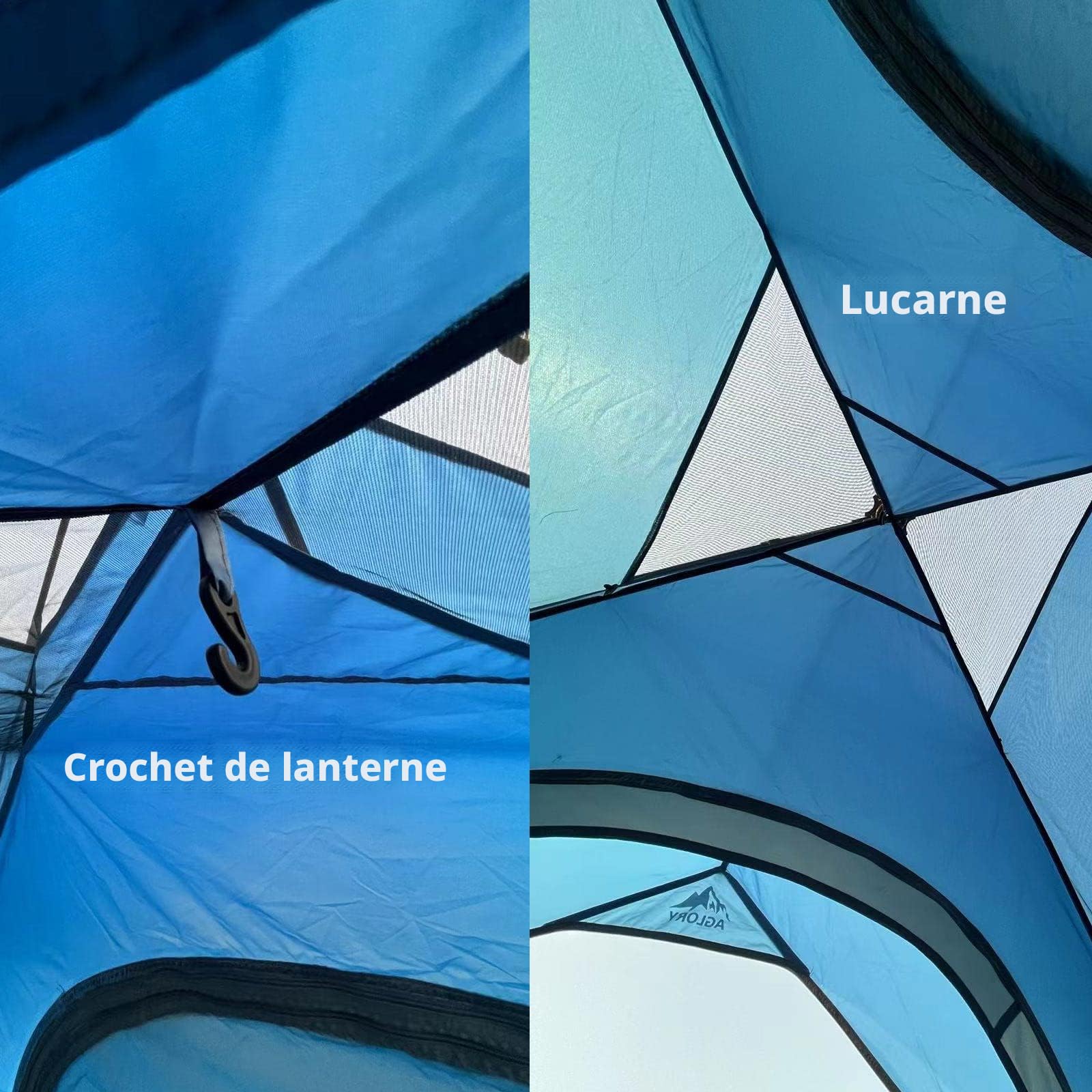 Tente Gonflable JONRRYIN Tente De Camping, Tente Pop Up Ultralégère 2-4 Personnes Tente Tente Pliante Rapide Plage Randonnée