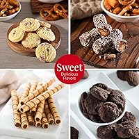 Vista 2 de Broadway Basketeers Cesta de regalo gourmet con chocolates y aperitivos, para todas las ocasiones