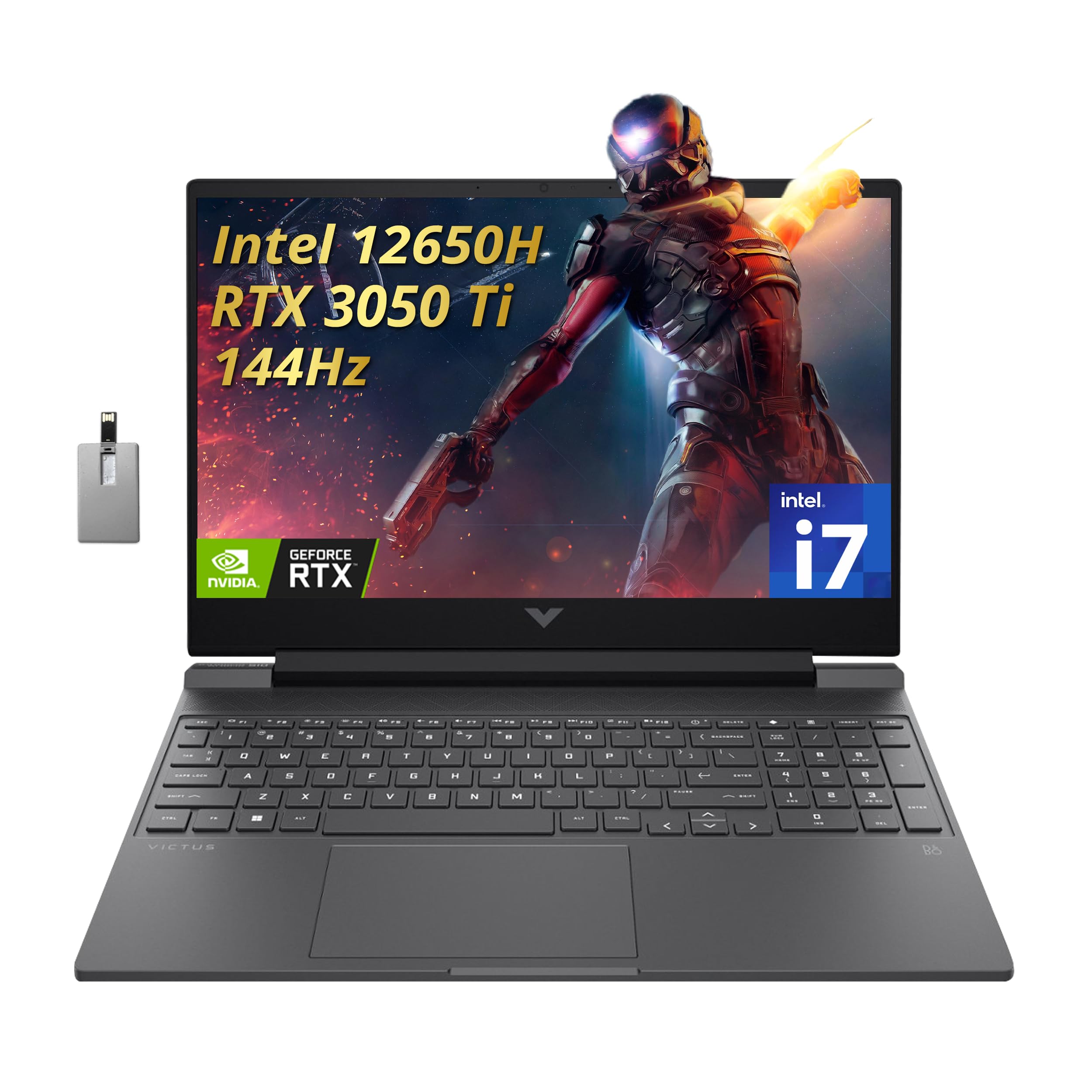 Amazon.com: HP 2022 Victus 15.6 吋FHD 144Hz 電競筆記型電腦,Intel