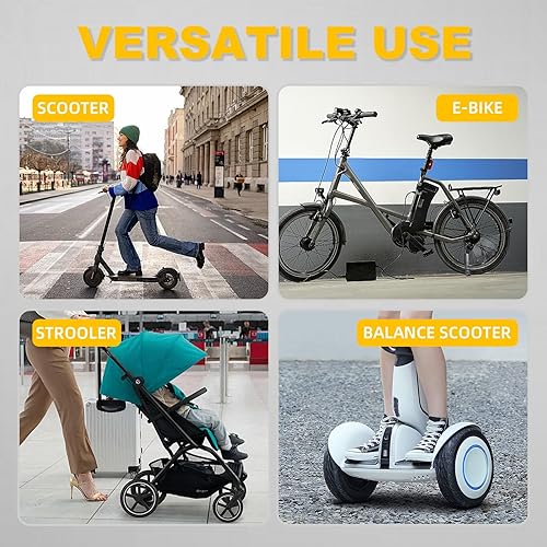 Miniatura 7 de Candado antirrobo, cerradura de bicicleta de 36.6 pulgadas, cadena resistente con combinación de 4 dígitos, bloqueo de scooter eléctrico, cadena de