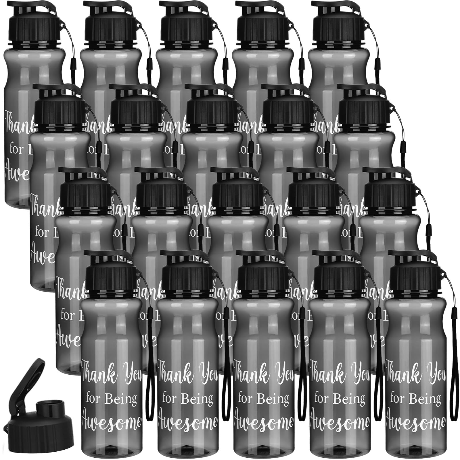 30 Pcs Water Bottles Bulk Employee Appreciation Gifts Thank You for Being Awesome Water Bottles Bulk Gifts Staff Coworker Employees Team Gifts Teacher Gift