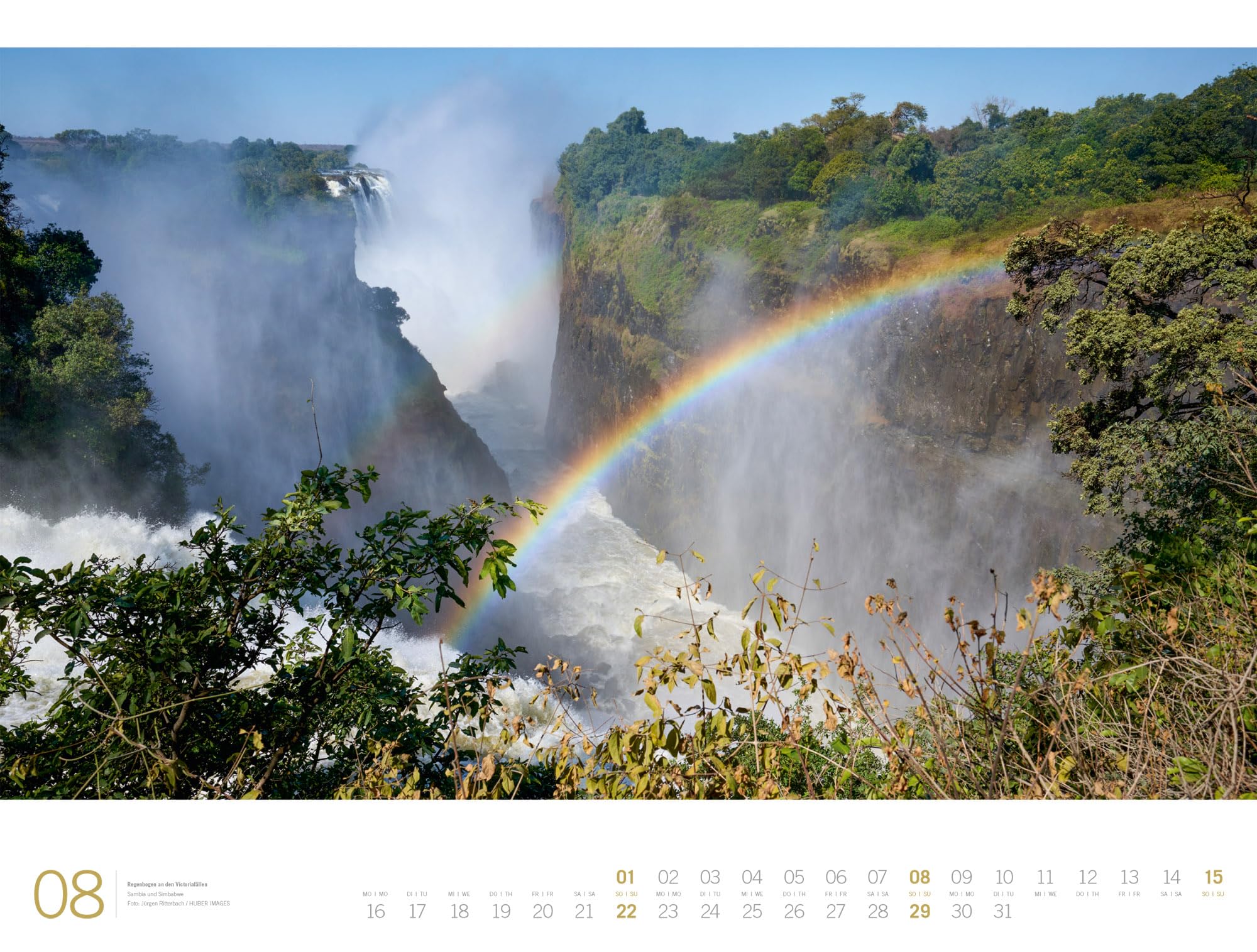 Afrika Gallery Kalender 2027: Bildgewaltiger Afrika-Kalender im großen Querformat (66x50 cm) | Tiere und Landschaft im Großformat