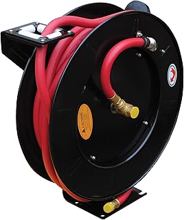 Vestil VHR-50-78 Steel Deluxe Spring Driven Low Pressure Hose Reel, 19