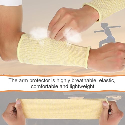 Miniatura 4 de SATINIOR 5 pares de mangas resistentes a quemaduras de corte mangas de protección de brazo antebrazo protectores de brazo de piel fina moretones