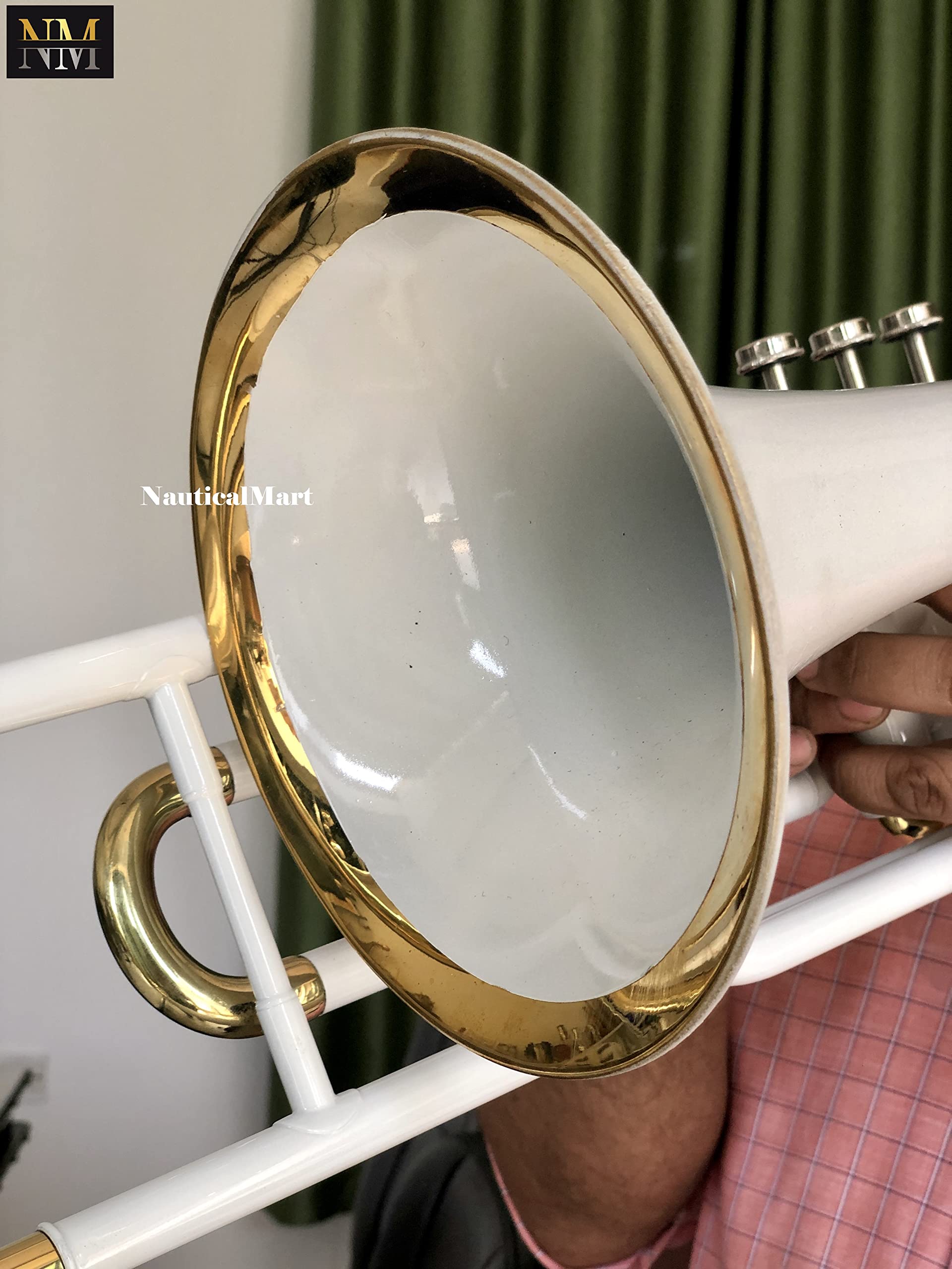 Nauticalmart Valve Trombone Bb White - Image 8