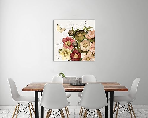 Miniatura 3 de Jaxson Rea "Vintage Petals II Gallery Wrapped Canvas by Katie Pertiet, 30" x 30"