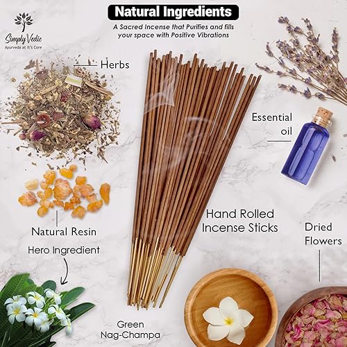 Miniatura 4 de Varillas de incienso rosa de 8.82 oz (aproximadamente 135 varillas de incienso de alta calidad + soporte de incienso)  Dura 60 minutos, ideal para