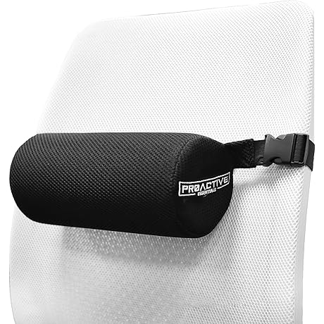 Soporte Lumbar Para Silla De Oficina, Cojín De Espuma De Alta Densidad