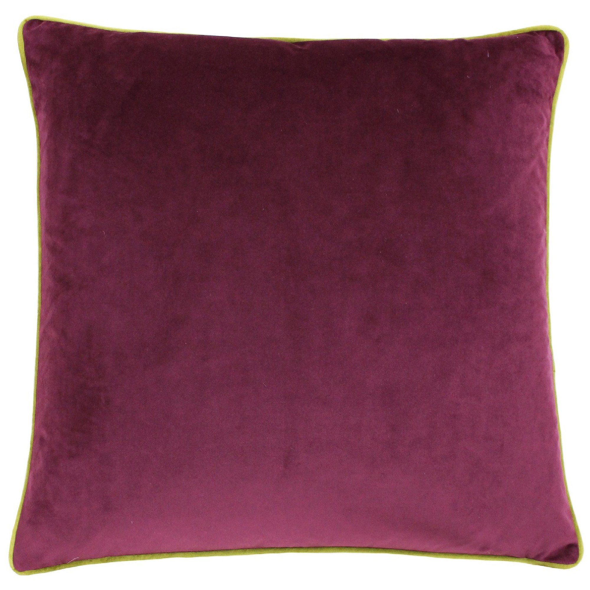Paoletti Maroon/Moss Riva - Meridian Inspired Collection, 55 X 55 Cm