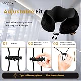 ZEOPRIX Travel Neck Pillow – Compact travel storage bag