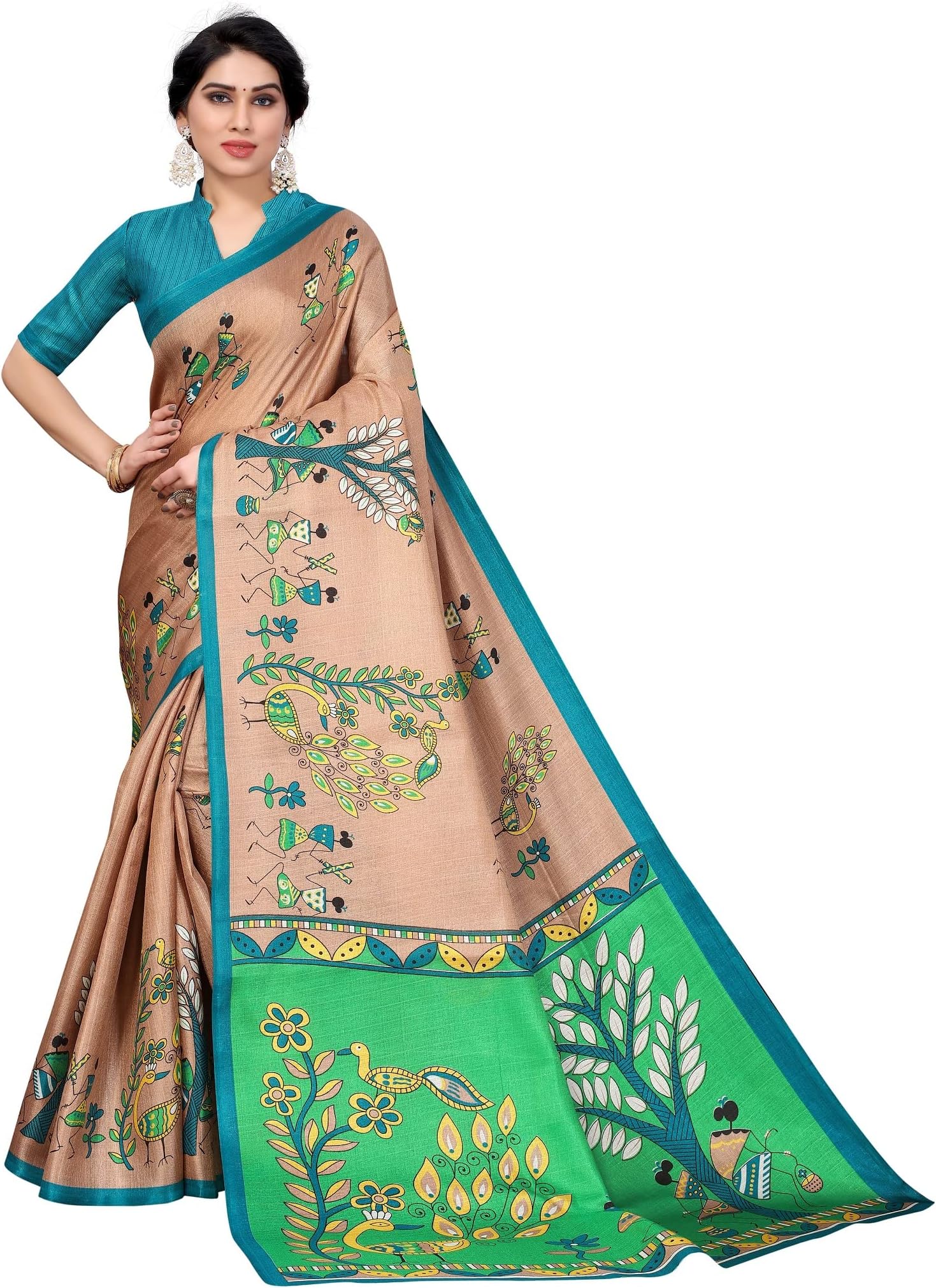 YashikaWomen Art Silk Saree