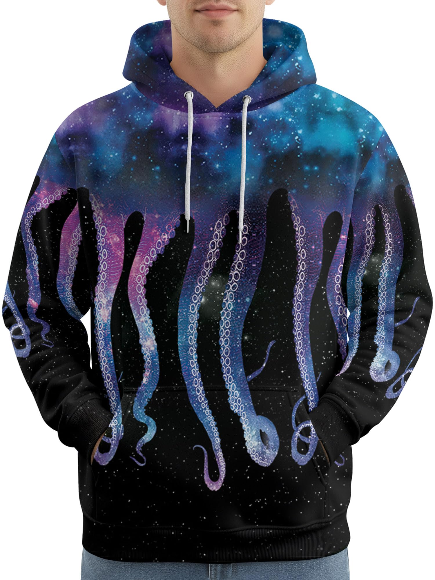 PAGYMO Graphic Hoodies for Men Funny Novelty Pullover Hooded Sweatshirt