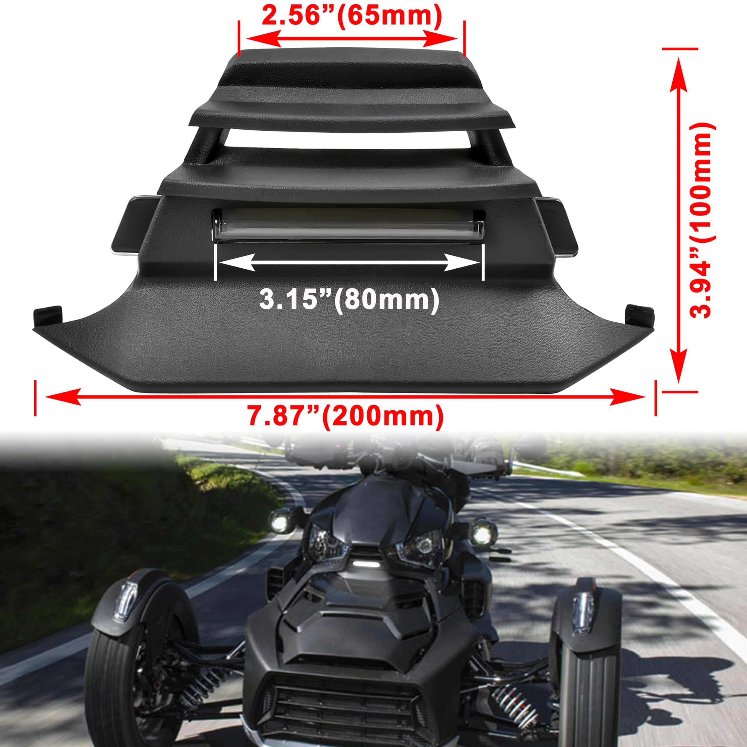 Amazon.com: KATIMOTO Front Center Fairing with Accent Light for