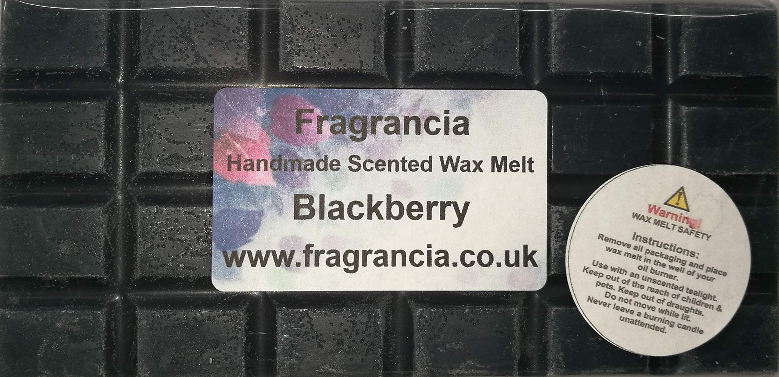Fragrancia A Single Handmade Highly Scented Wax Melt Bar (Blackberry)
