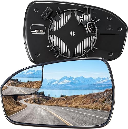 Espejo calefactable para el lado del conductor para Ford Fusion 2013-2020, espejo retrovisor izquierdo con soporte, repuesto DS7Z17K707F