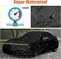 Vista 3 de Funda impermeable para automóvil compatible con Mazda MX-5 Miata 1989-1997, 210T para todo tipo de clima, con interior de algodón y puerta
