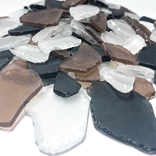 CYS EXCEL Vidrio de mar de 24 onzas, mezcla de verde, verde claro y transparente, múltiples opciones de color, relleno de jarrón de vidrio