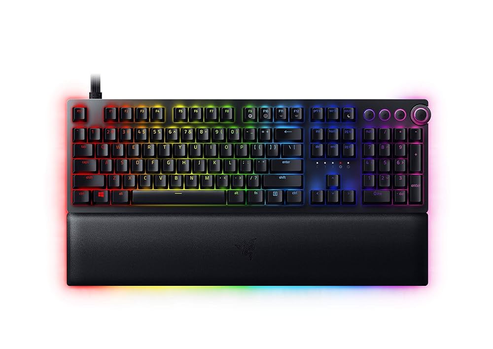 レイザー　ゲーミングキーボード　Razer Huntsman V2 Amazon.co.jp: Razer Huntsman V2 Tenkeyless Clicky Optical