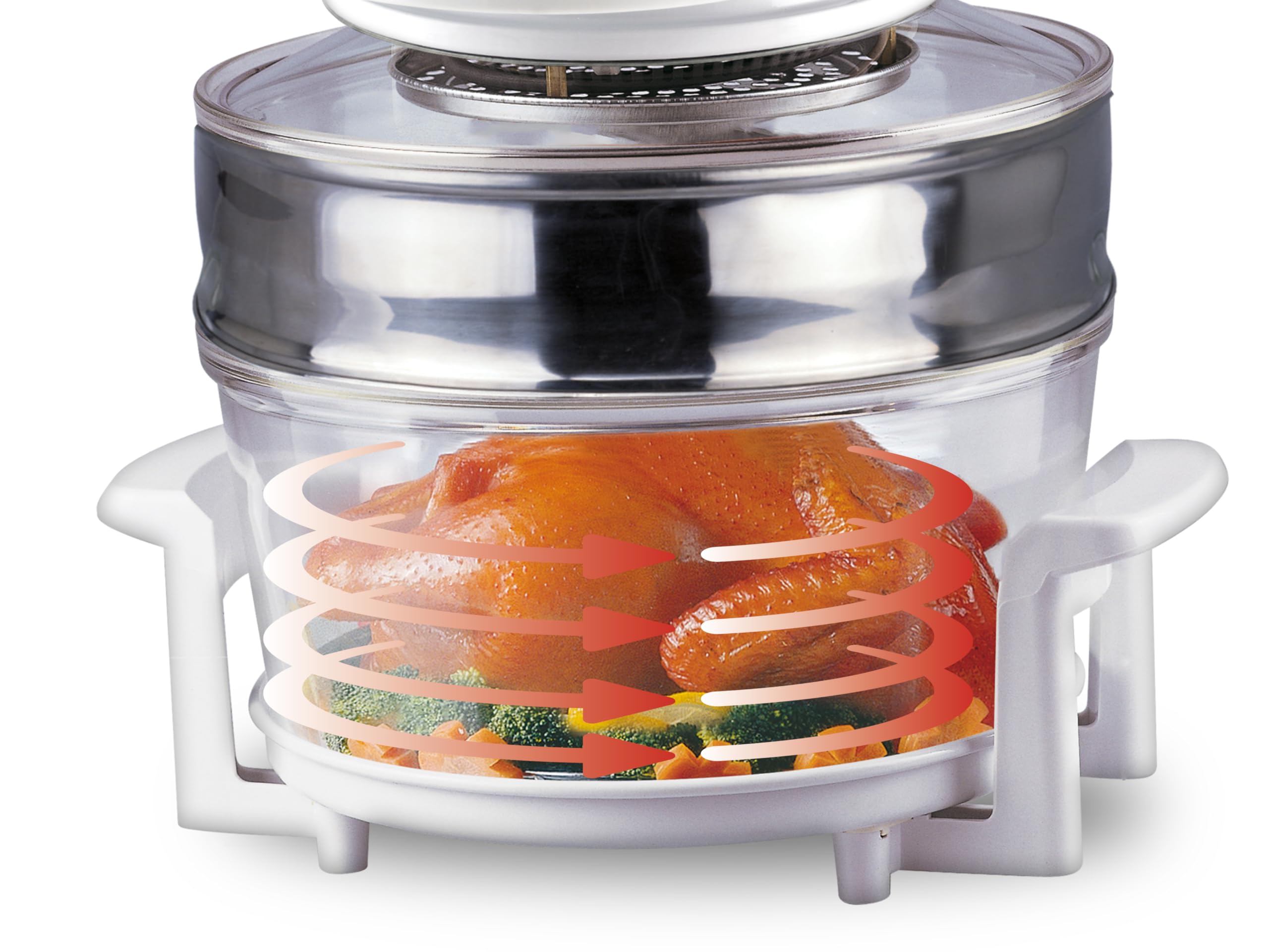 BEPER BF.640 Halogen-Backofen 18 Liter 60 Minuten Timer Weiß