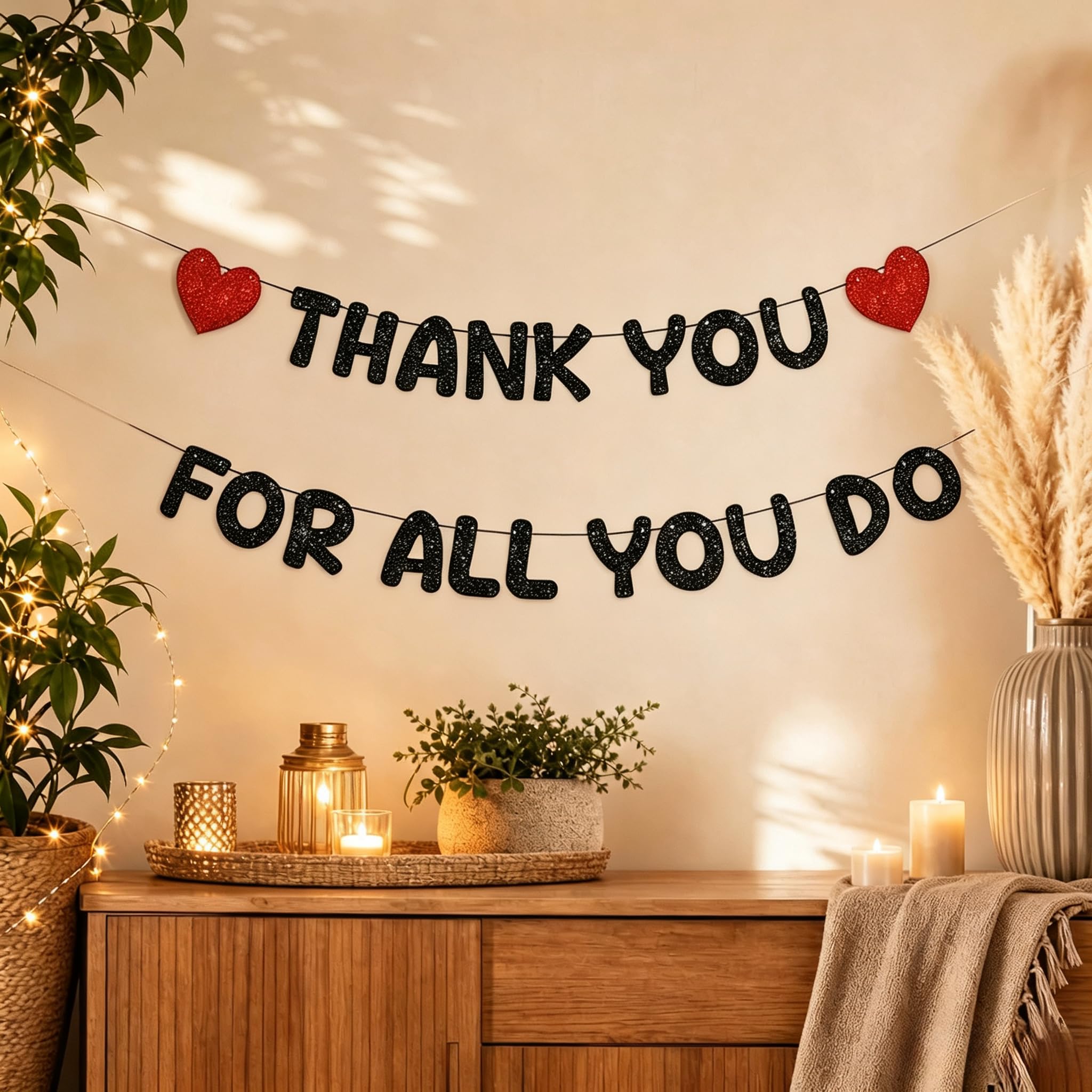 Thank You For Being Awesome Banner, Glitter for Teacher Nurse Doctor Retire