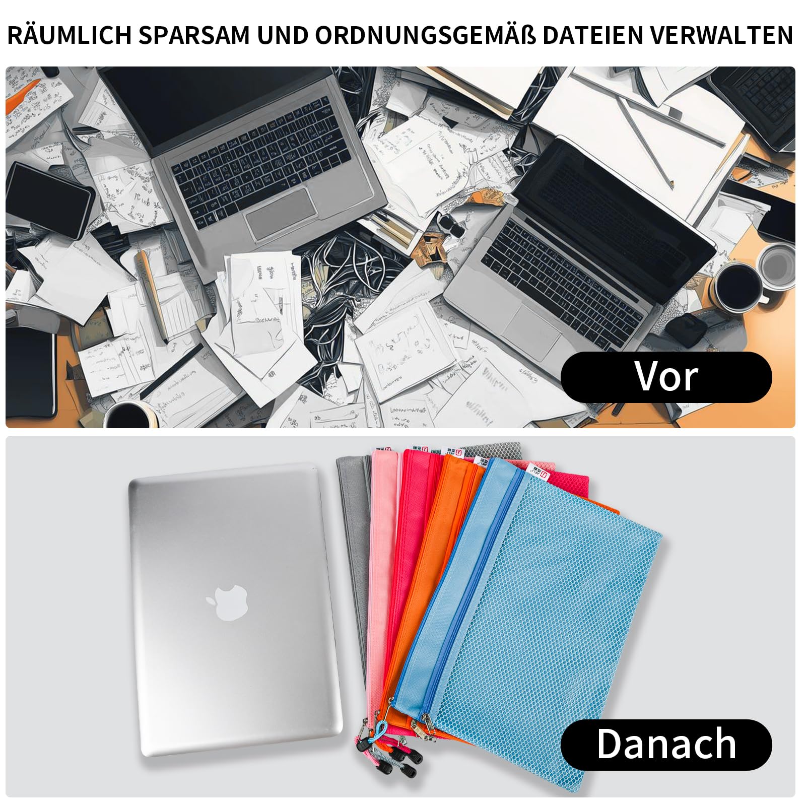 Torba na dokumenty A4, z zamkiem błyskawicznym, nylonowa, siatkowa, wodoszczelna, z podwójnym zamkiem błyskawicznym, koperta, dla studentów, na przybory biurowe, torba podróżna