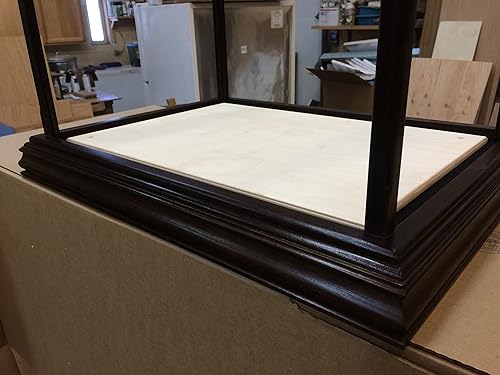 Miniatura 4 de Wood and Glass Display Case with Base - Peruvian Walnut