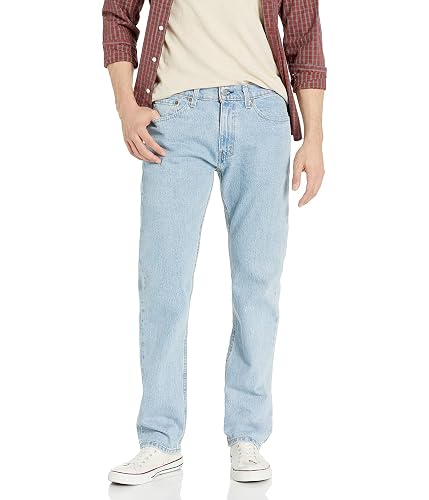 Levi's Men's 505 Regular Fit Jeans (Also Available in Big & Tall), Shooting Star Stonewash-Stretch, 32W x 30L