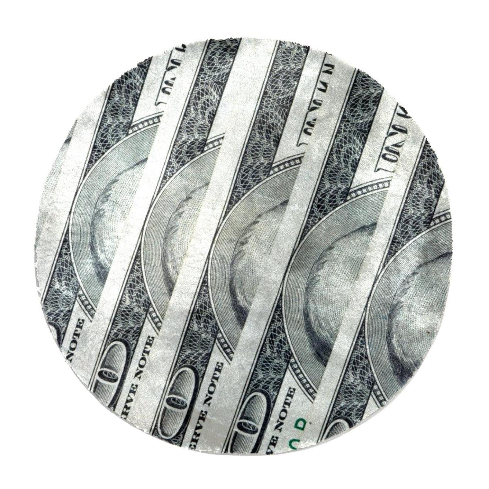Tapis rond doux fausse fourrure lapin antidérapant pour créer un coin lecture bébé