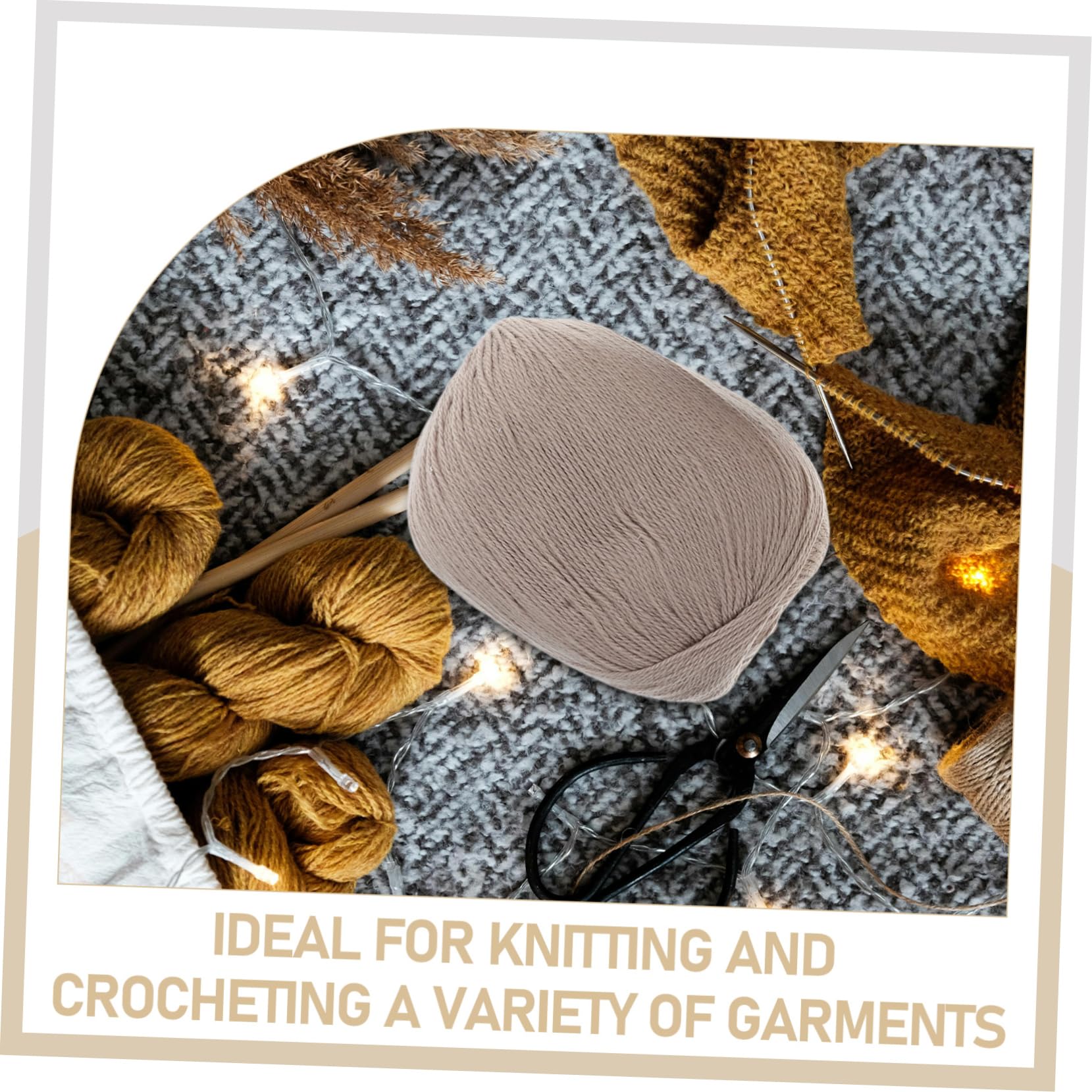 jojofuny Gomitoli di Lana Cashmere Intrecciata Mano Filato per Maglieria e Uncinetto Adatto Sciarpe Cappelli Maglioni e Altri Progetti Creativi