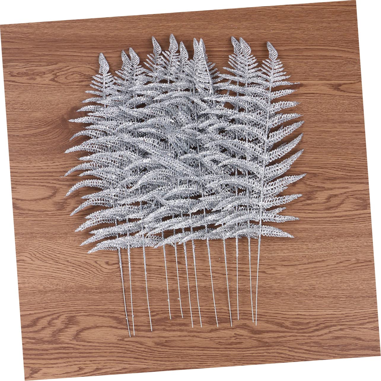 OUNONA 30 STK Simulationsblattverzierung Weihnachtspicks Glitzern Weihnachtsbaum Blätter Funkeln Künstliche Blätter Artificial Pine Picks Für Das Büro Weihnachtsglitzerblume