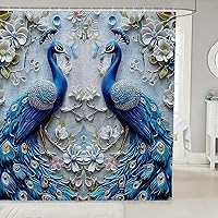 Vista 37 de Cortina de ducha de calavera de toro, cortina de baño rústica retro con estampado de piel de vaca occidental, diseño de herradura, girasoles