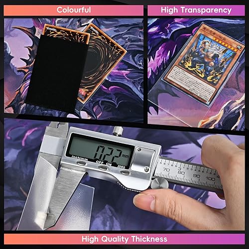 Miniatura 3 de ZLCA Fundas transparentes para tarjetas de juego japonesas 100 unidades soporte de tarjetas de tacto de grano esmerilado que nunca se desgarra