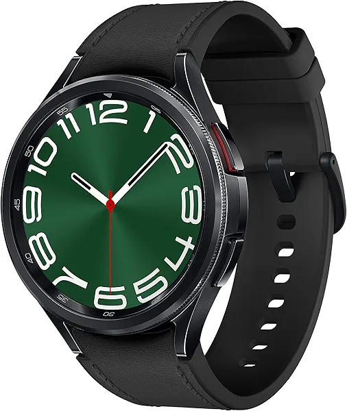 Samsung Galaxy Watch 6 Classic 47mm Bluetooth Smartwatch, Rotating Bezel, Fitness Tracker, Personalized HR Zones, Advanced Sleep Coaching, Heart Monitor, BIA Sensor, Health Insights, US Version, Black