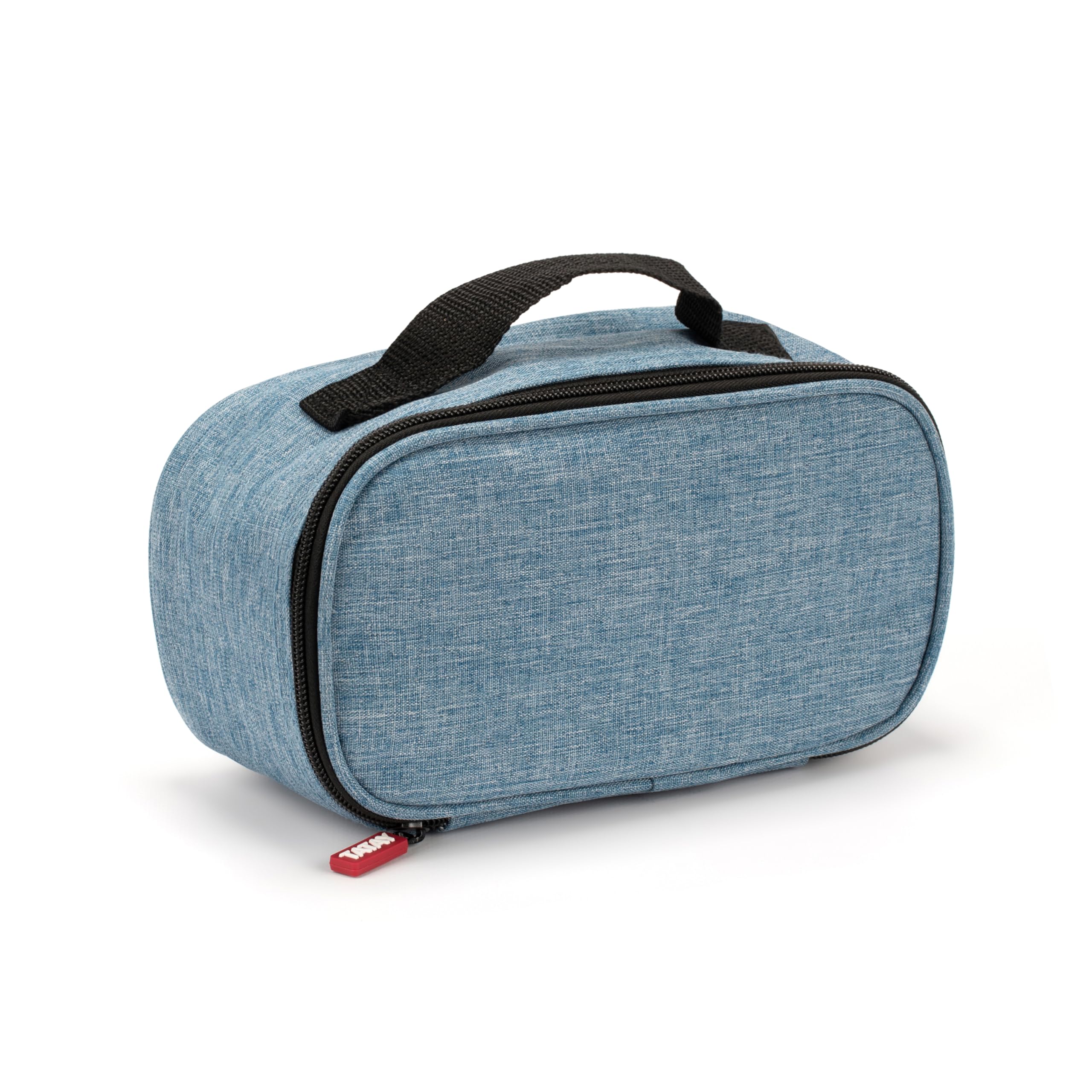 Tatay Bolsa Termica Porta Alimentos Impermeable - Urban Food Casual Glass 3,5L | 2 Tapers de Cristal 0,57L | Triple Capa Aislante | Cuerpo Semirrígido | Bolsillo Interior | 22x12x21,5cm, Negro — view 16