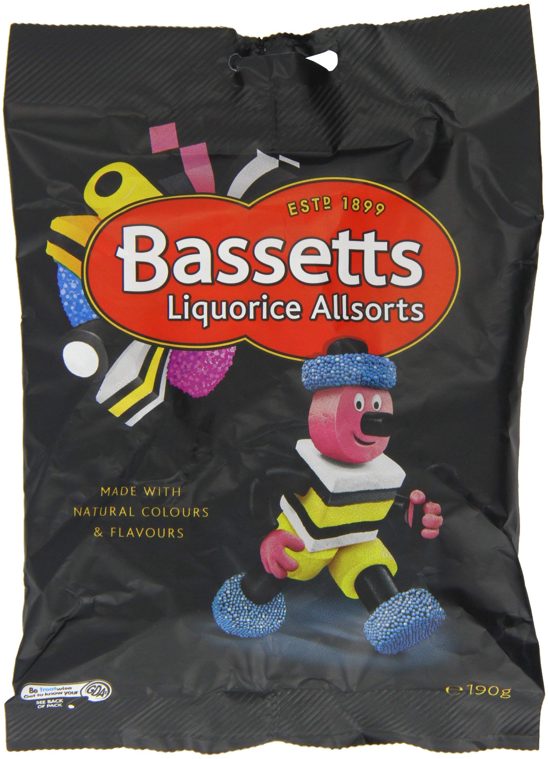 Bassetts Liquorice Allsorts 190g - 2 pack