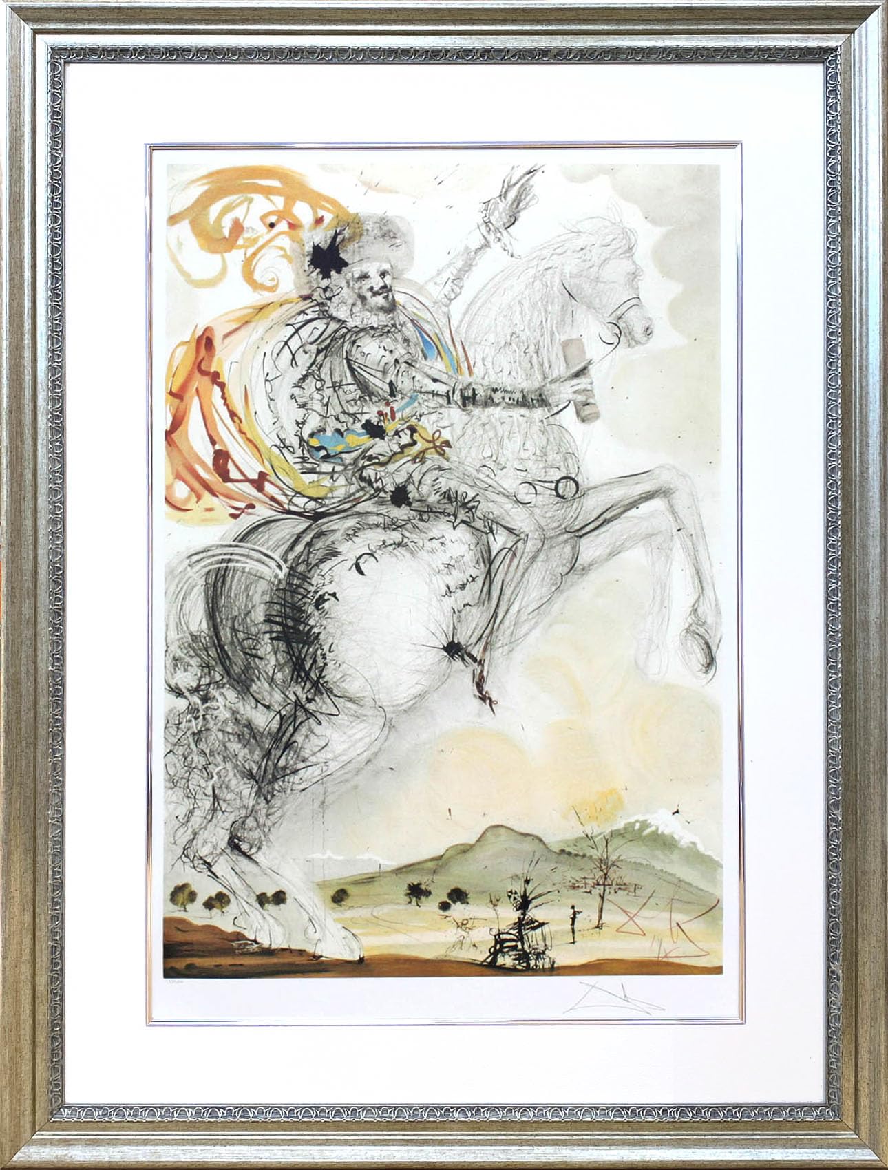 サルバドール ダリ リトグラフ 冬のセントラルパーク サルバドール ダリ リトグラフ 冬のセントラルパーク アート・写真