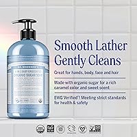 Vista 2 de Del Dr. Bronner Orgánica Azúcar Jabón – 64 oz. Refill